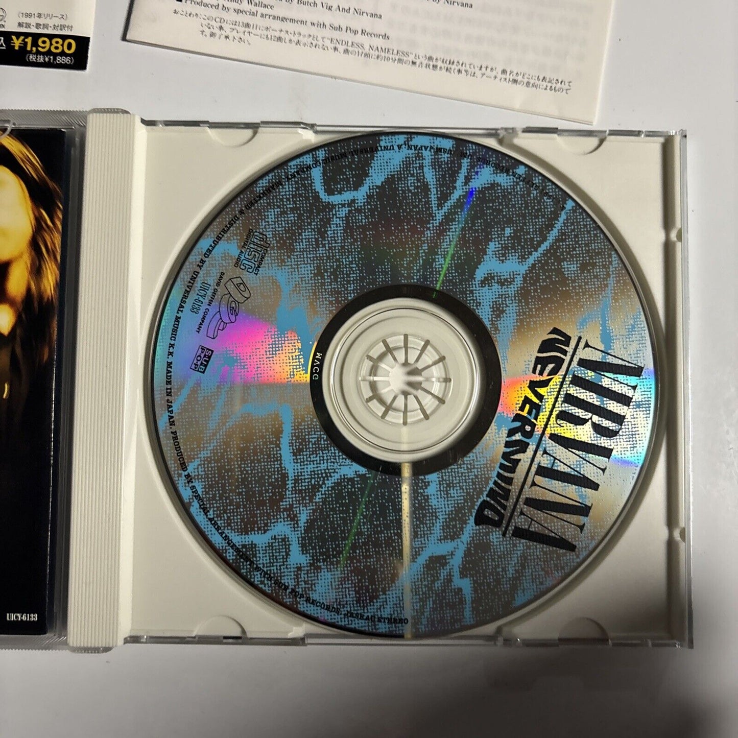 Nirvana – Nevermind (CD, 2006) uicy-6133 Japan obi
