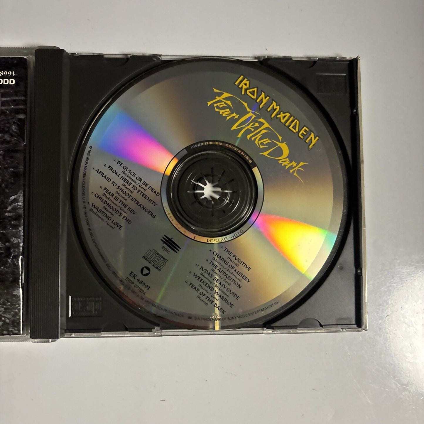 Iron Maiden – Fear Of The Dark (CD, 1992) EK 48993