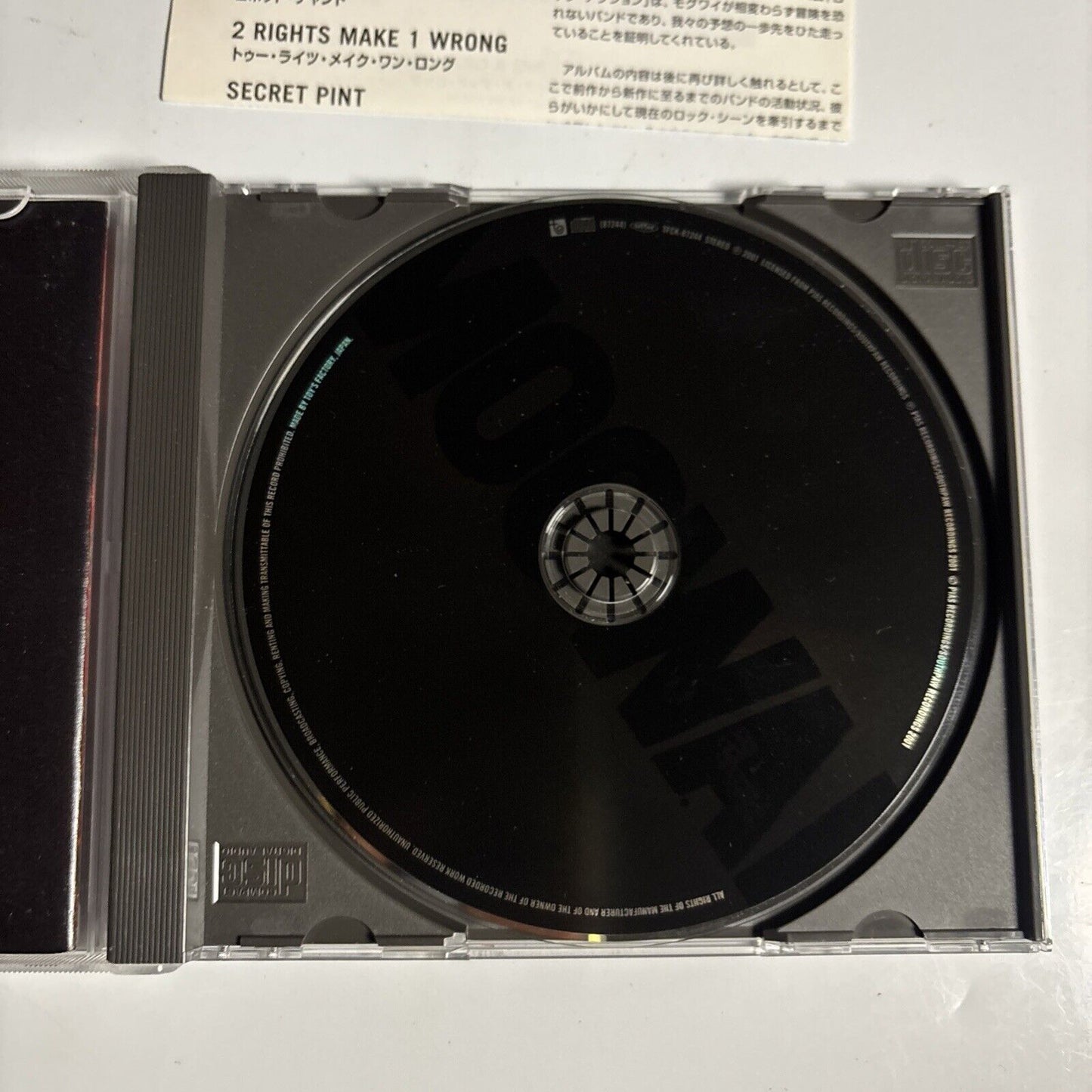 Mogwai – Rock Action (CD, 2001) tfck-87244 Japan