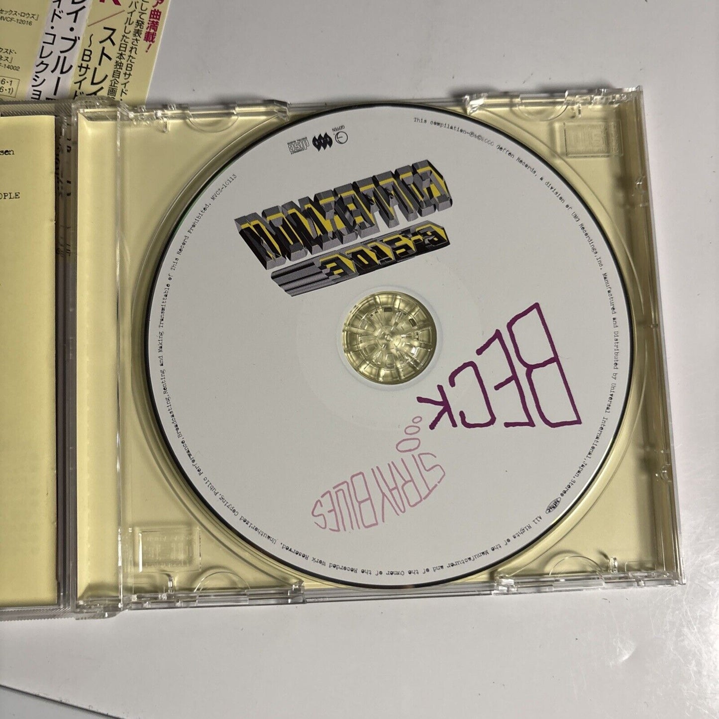 Beck – Stray Blues-A Collection Of B-Sides (CD, 2000) mvcz-10113 Japan obi