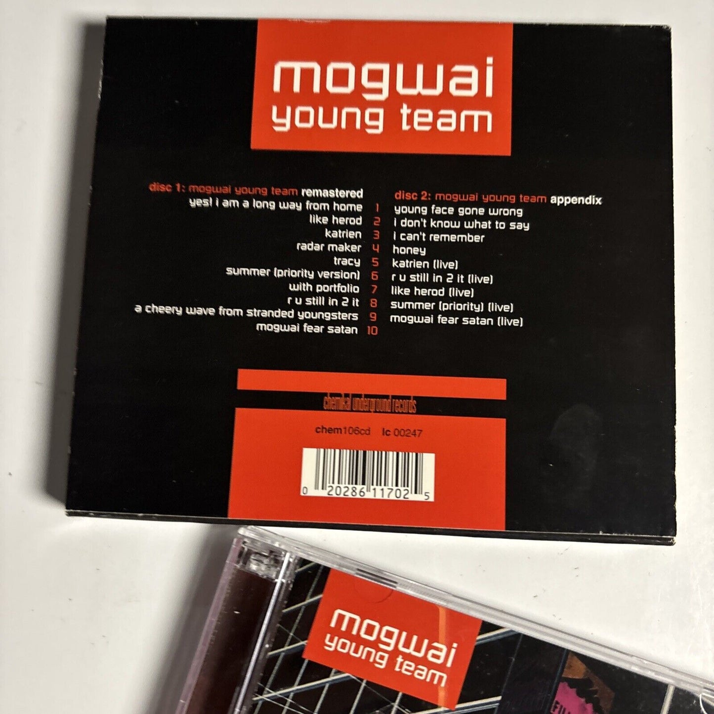 Mogwai – Young Team (CD, 2008) chem106cd