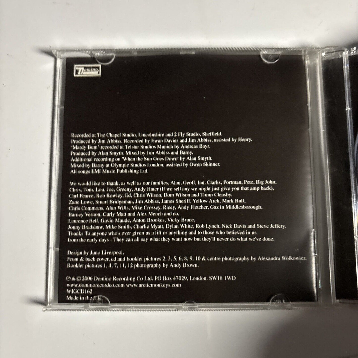 Arctic Monkeys – Whatever People Say I Am That's What I'm Not (CD 2006) WIGCD162