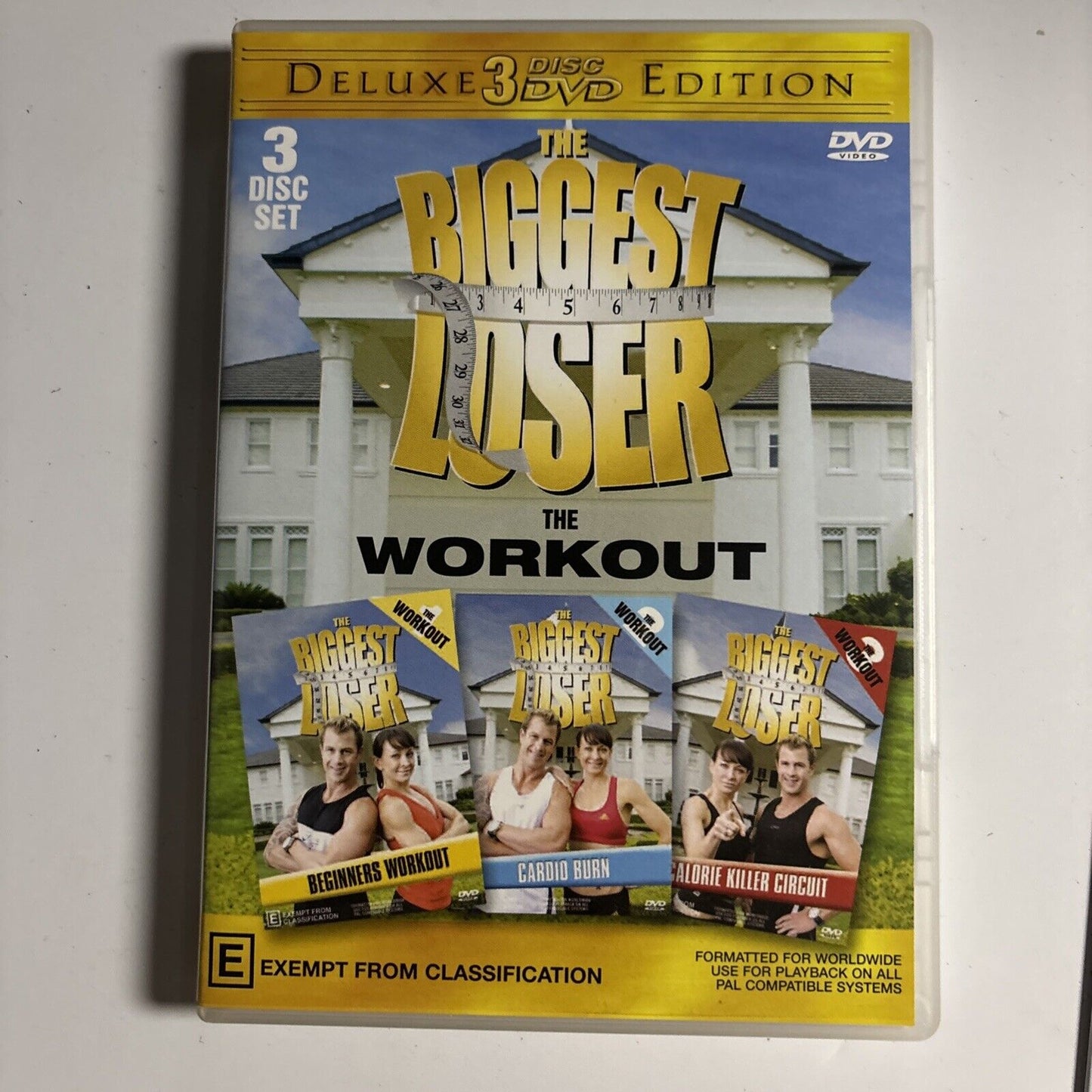 The Biggest Loser The Workout Deluxe DVD Beginners / Cardio Burn /Calorie Killer