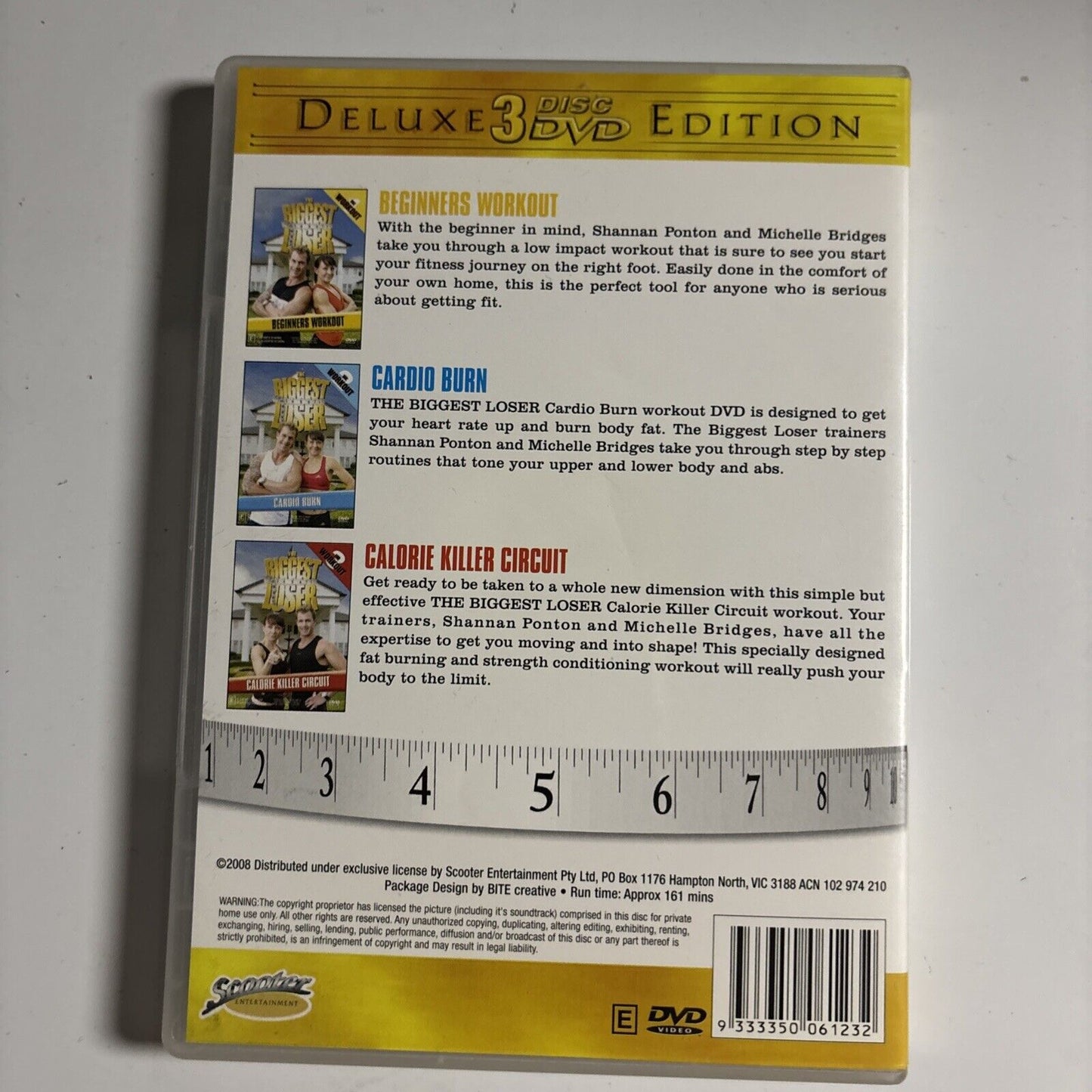 The Biggest Loser The Workout Deluxe DVD Beginners / Cardio Burn /Calorie Killer