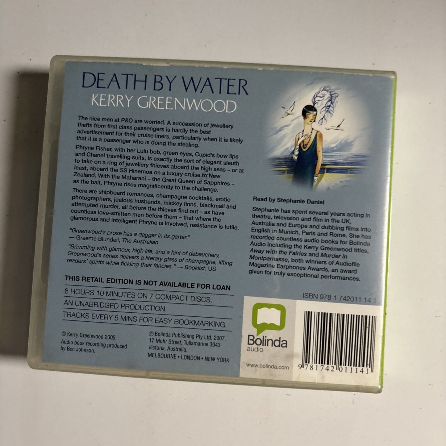 Death by Water - A Phryne Fisher Mystery by Kerry Greenwood (Audio CD, 2005)