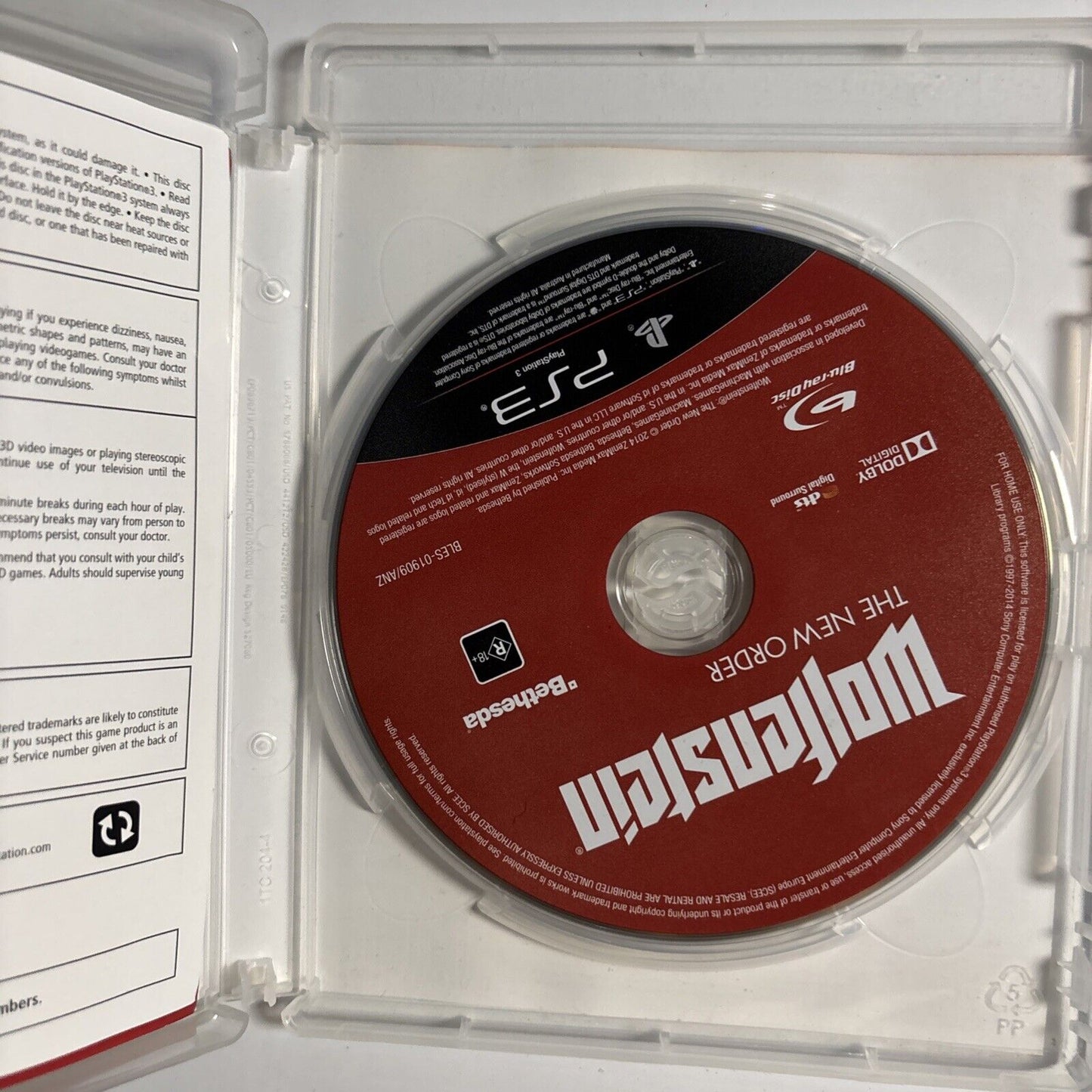 Wolfenstein: The New Order - PlayStation 3 - Shooter FPS - Bethesda