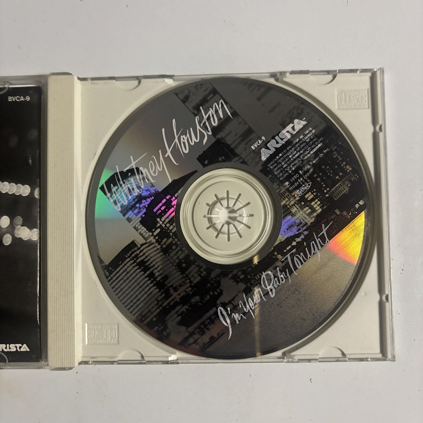 Whitney Houston – I'm Your Baby Tonight (CD, 1990) ARCD-8616