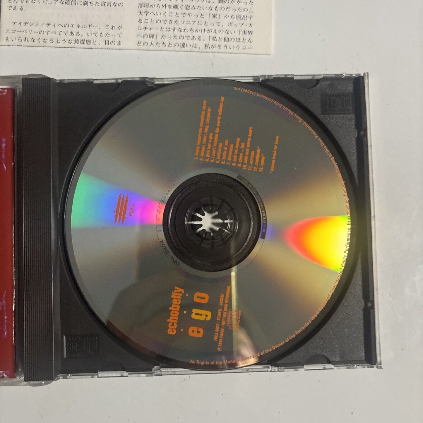 Echobelly – Everyone's Got One (CD, 1994) esca-6052 Japan