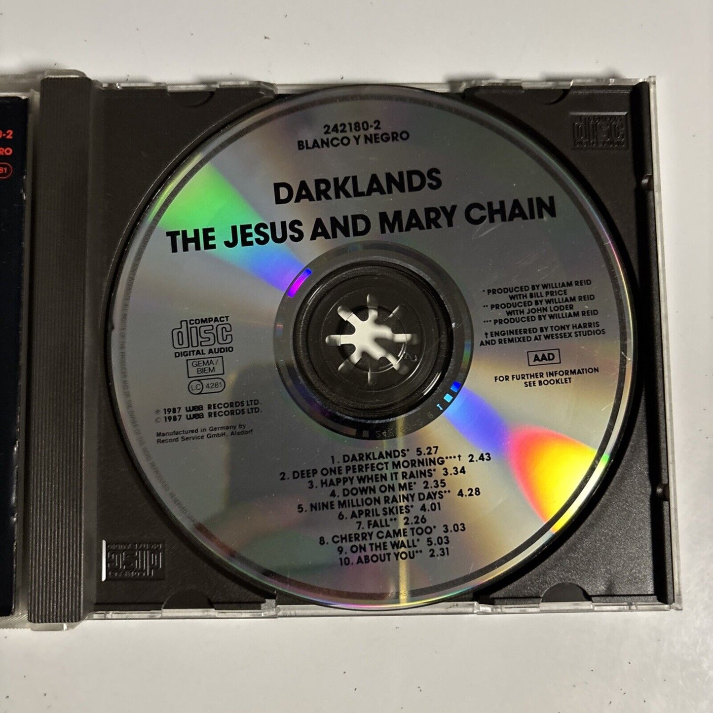 The Jesus And Mary Chain – Darklands (CD, 1987) 242180-2