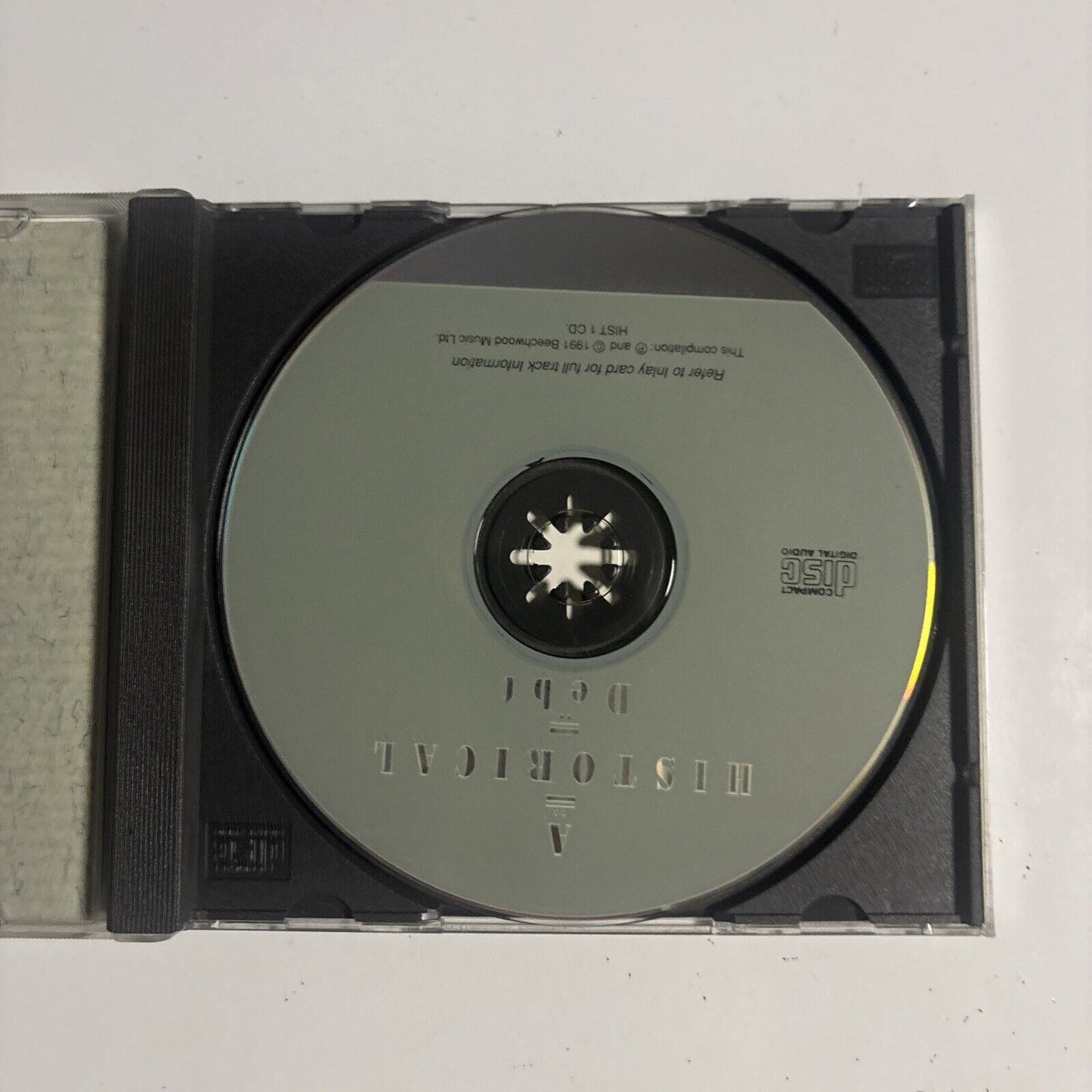 A Historical Debt (CD, 1991) HIST 1 CD
