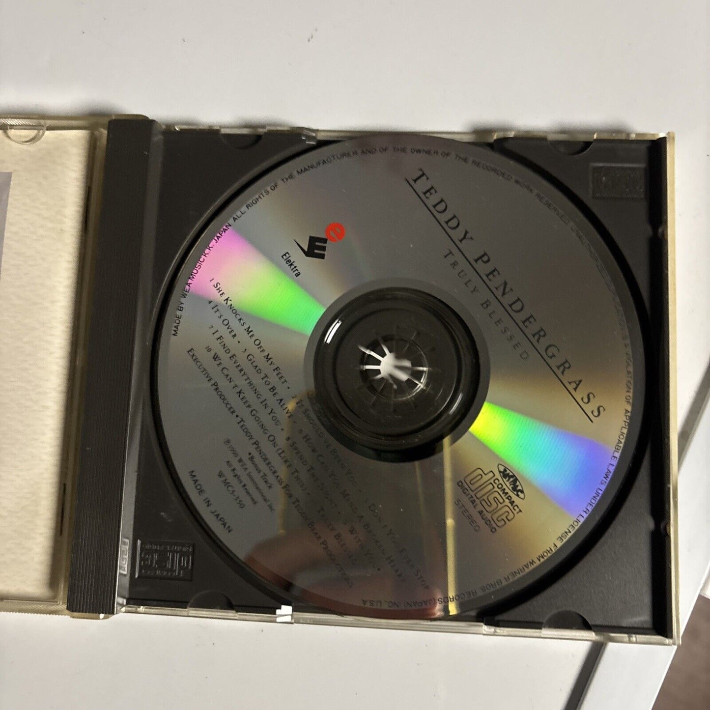 Teddy Pendergrass – Truly Blessed (CD, 1991) wmc5-350 Japan
