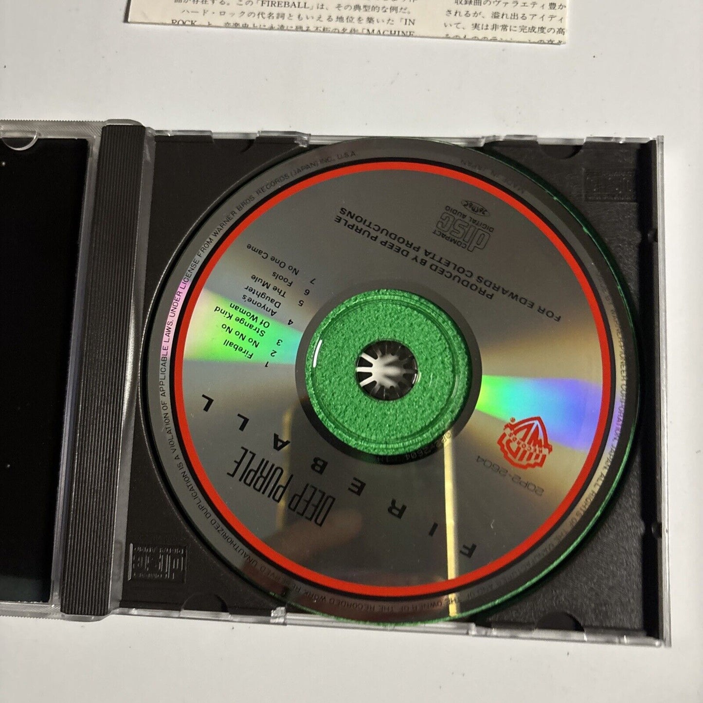 Deep Purple – Fireball (CD, 1971) 20p2-2604 Japan