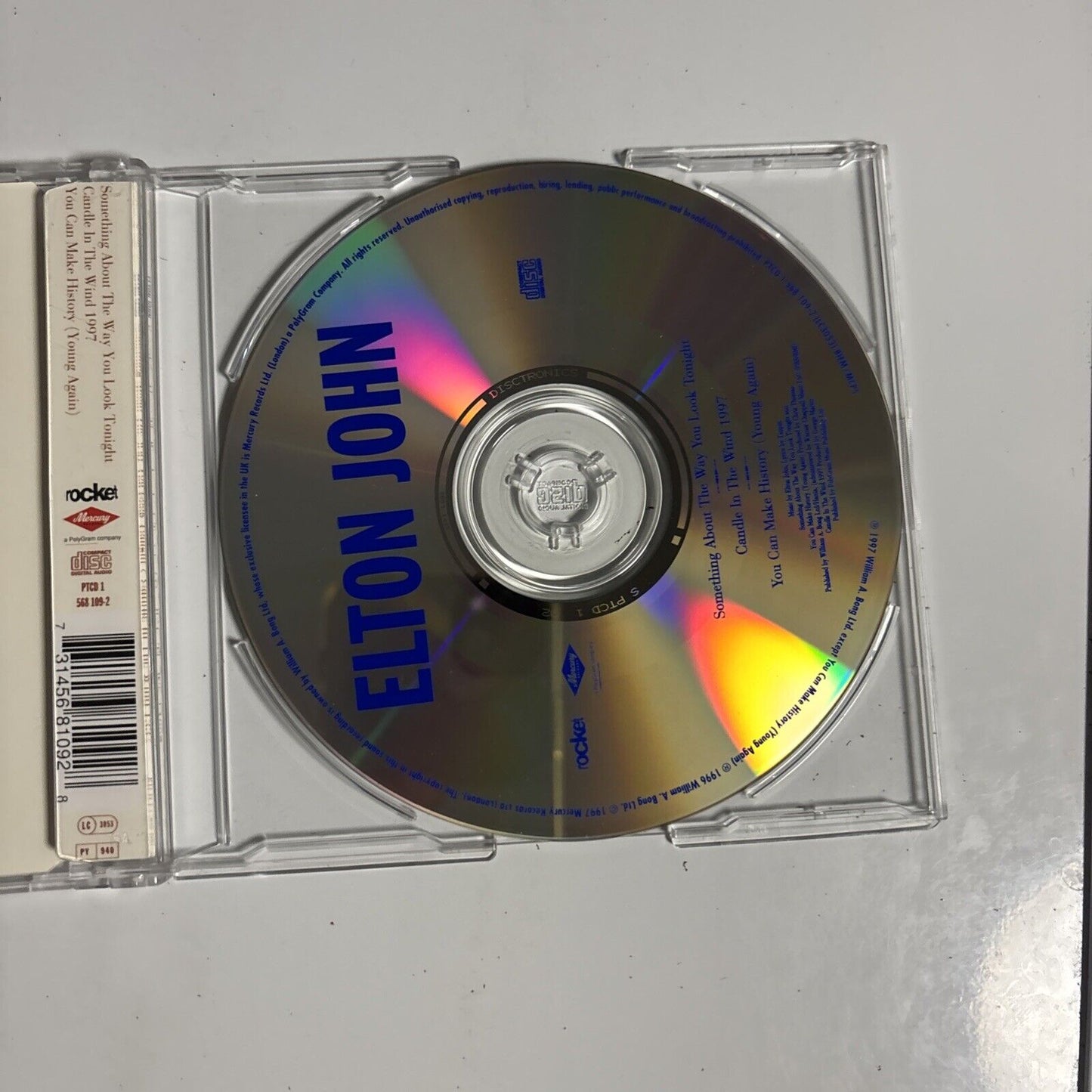 Elton John - Something About The Way You Look Tonight / Candle In The Wind CD