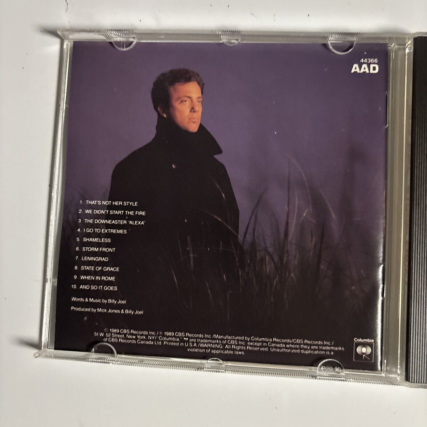 Billy Joel – Storm Front (CD, 1989) CK 44366