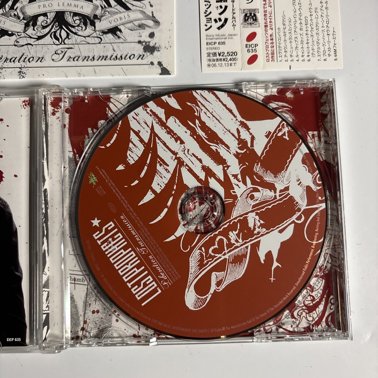 Lostprophets – Liberation Transmission (CD, 2006) eicp-635 Japan obi