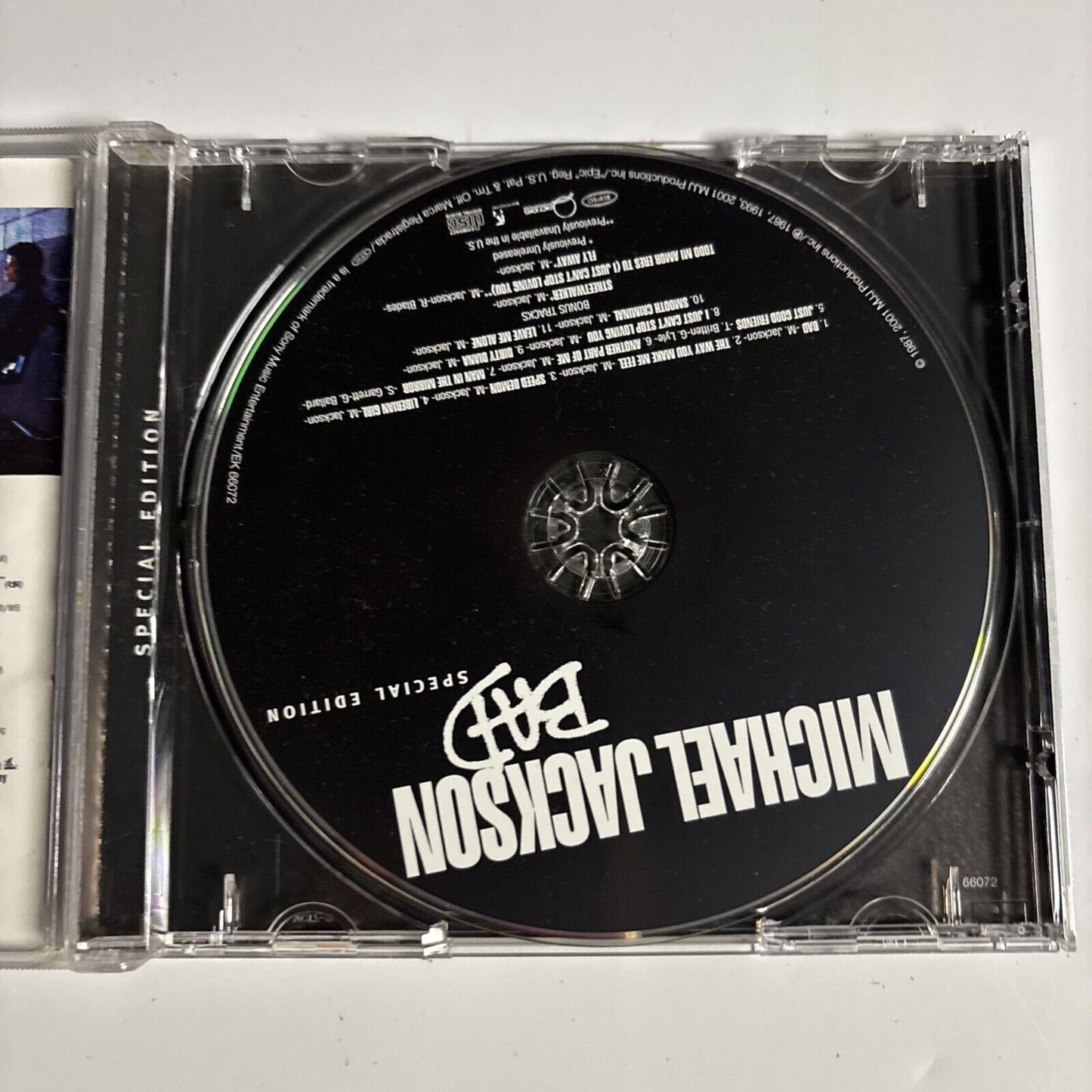 Michael Jackson – Bad - Special Edition (CD, 2001) EK 66072