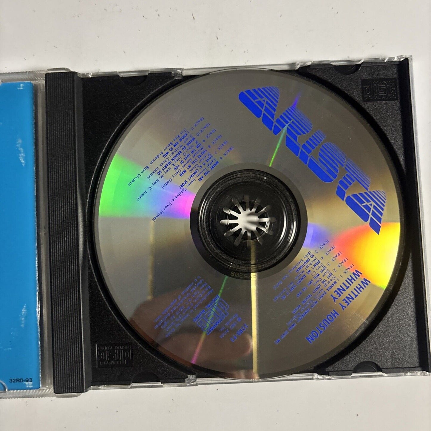 Whitney Houston – Whitney (CD, 1987) 32rd-93 Japan