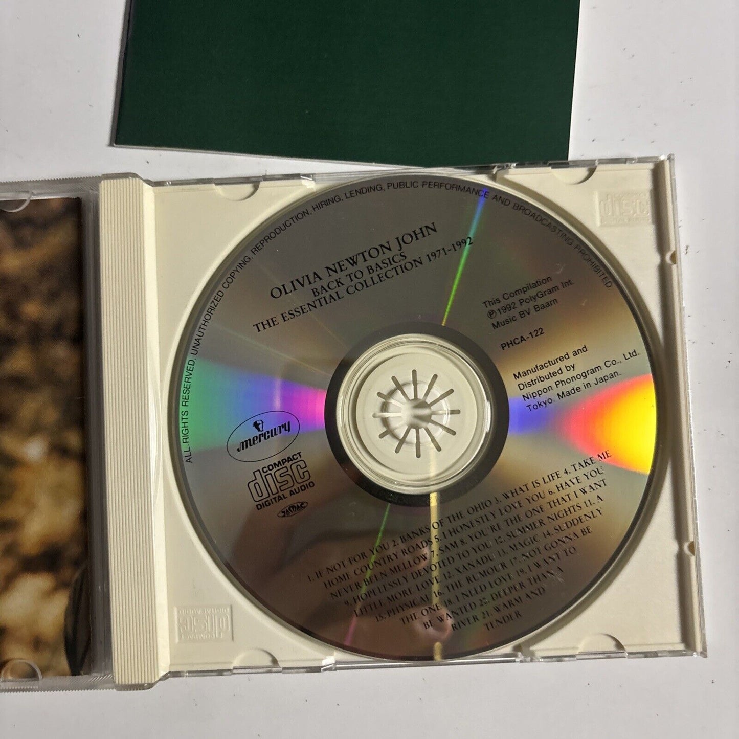Olivia Newton-John Back To Basics: The Essential Collection 1971-1992 (CD) Japan