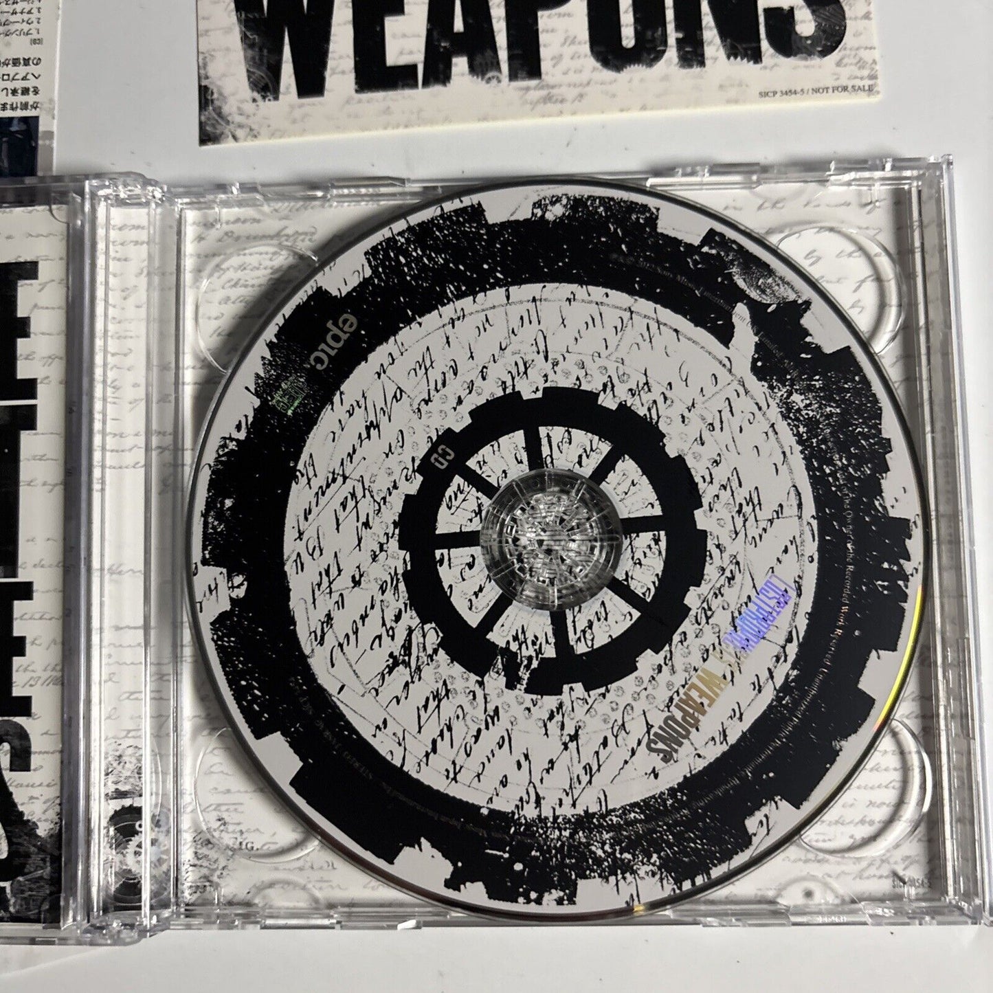 Lostprophets – Weapons (2012, CD + DVD) sicp-3454-5 Japan obi, sticker, DVD