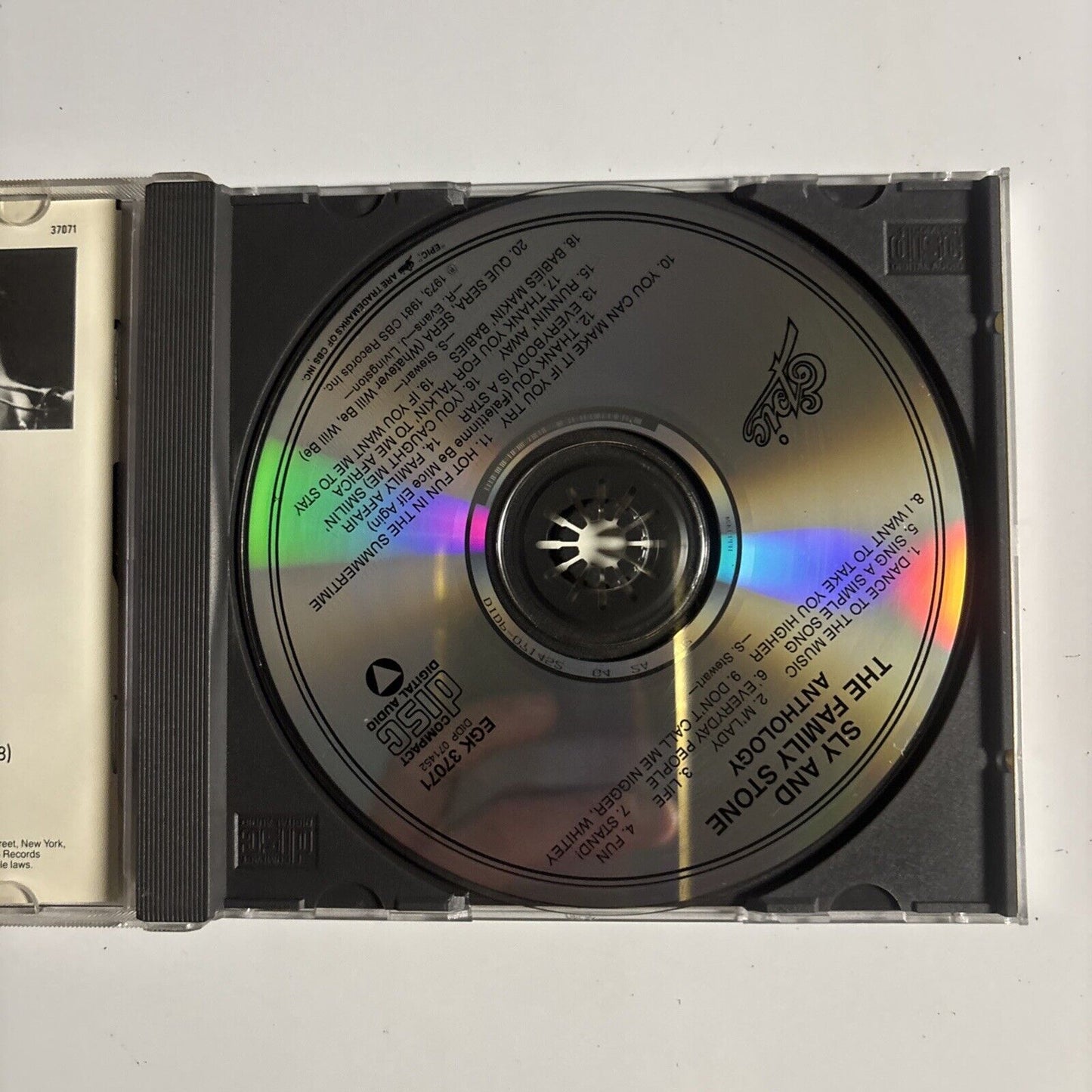 Sly And The Family Stone – Anthology (CD, 1981) EGK 37071