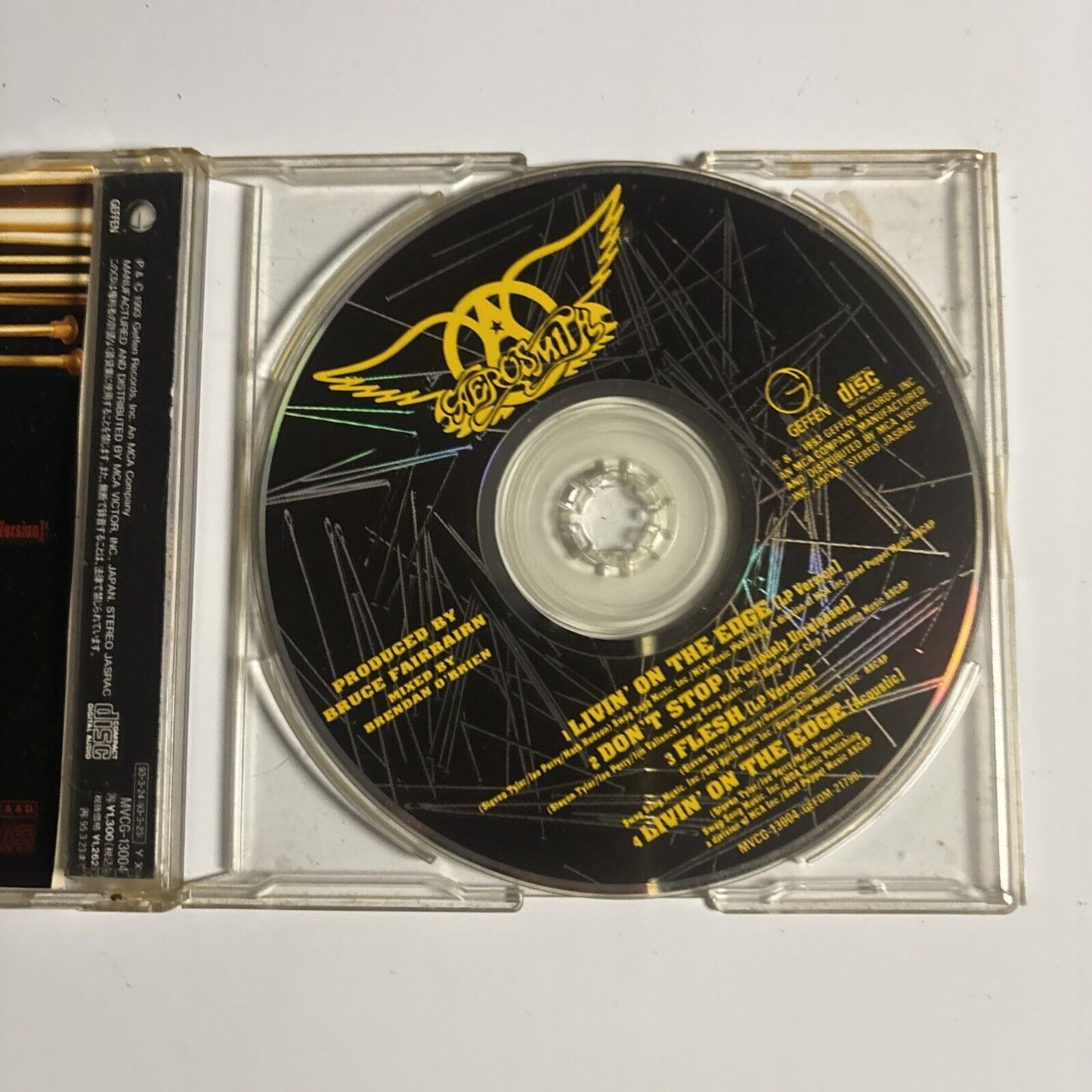 Aerosmith – Livin' On The Edge (CD, 1993) mvcg-13004 Japan