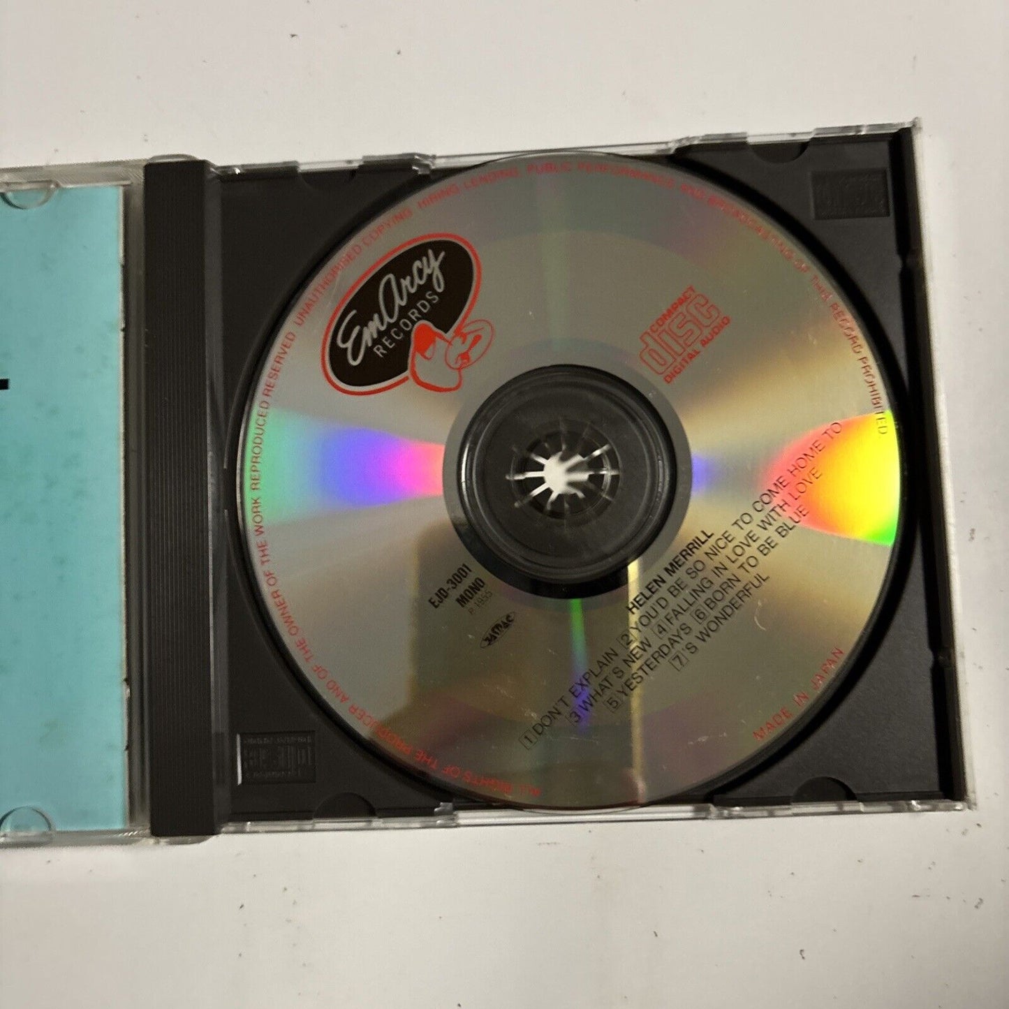Helen Merrill – Helen Merrill (CD, 1989) ejd-3001 Japan