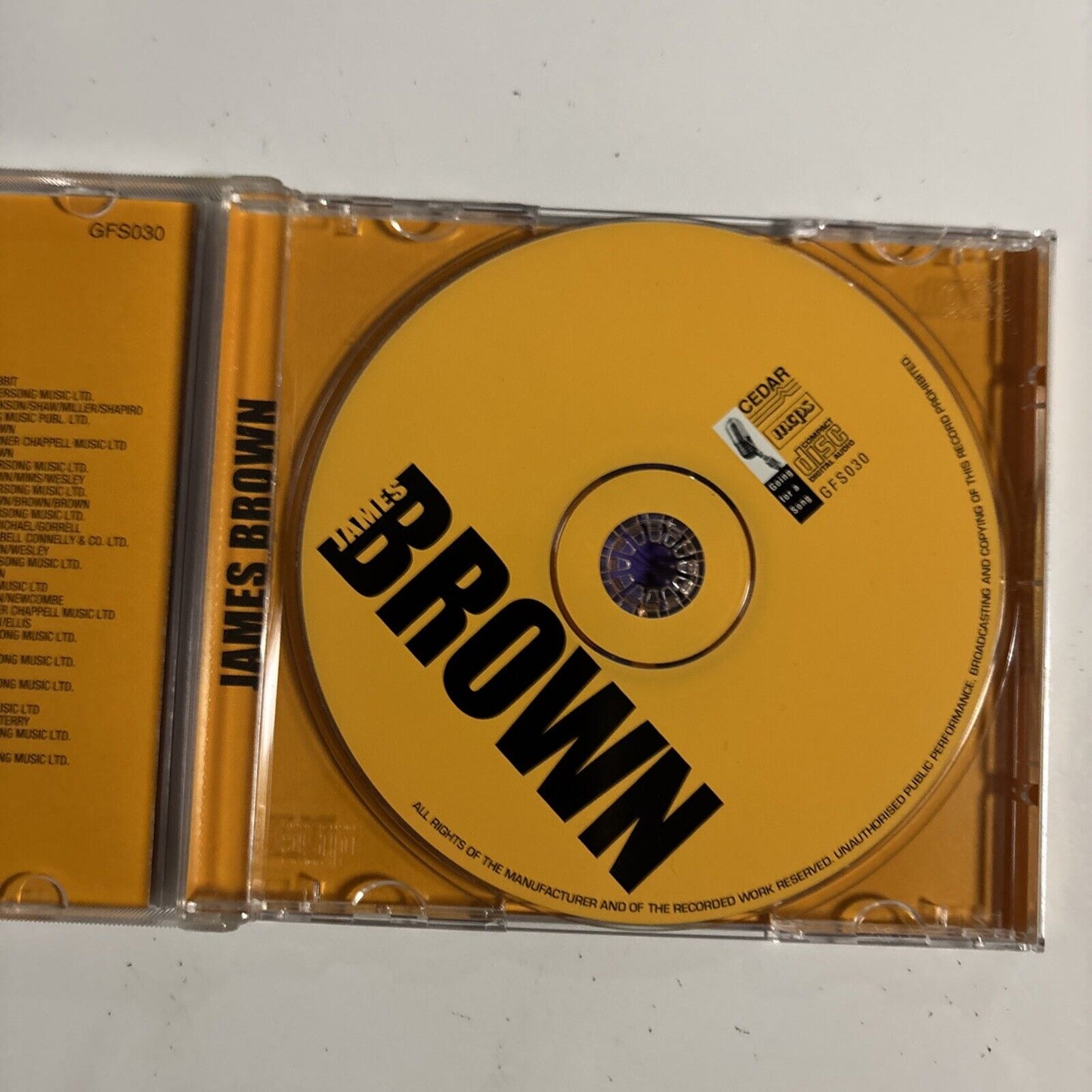 James Brown – Live! (CD, 1988) GFS030