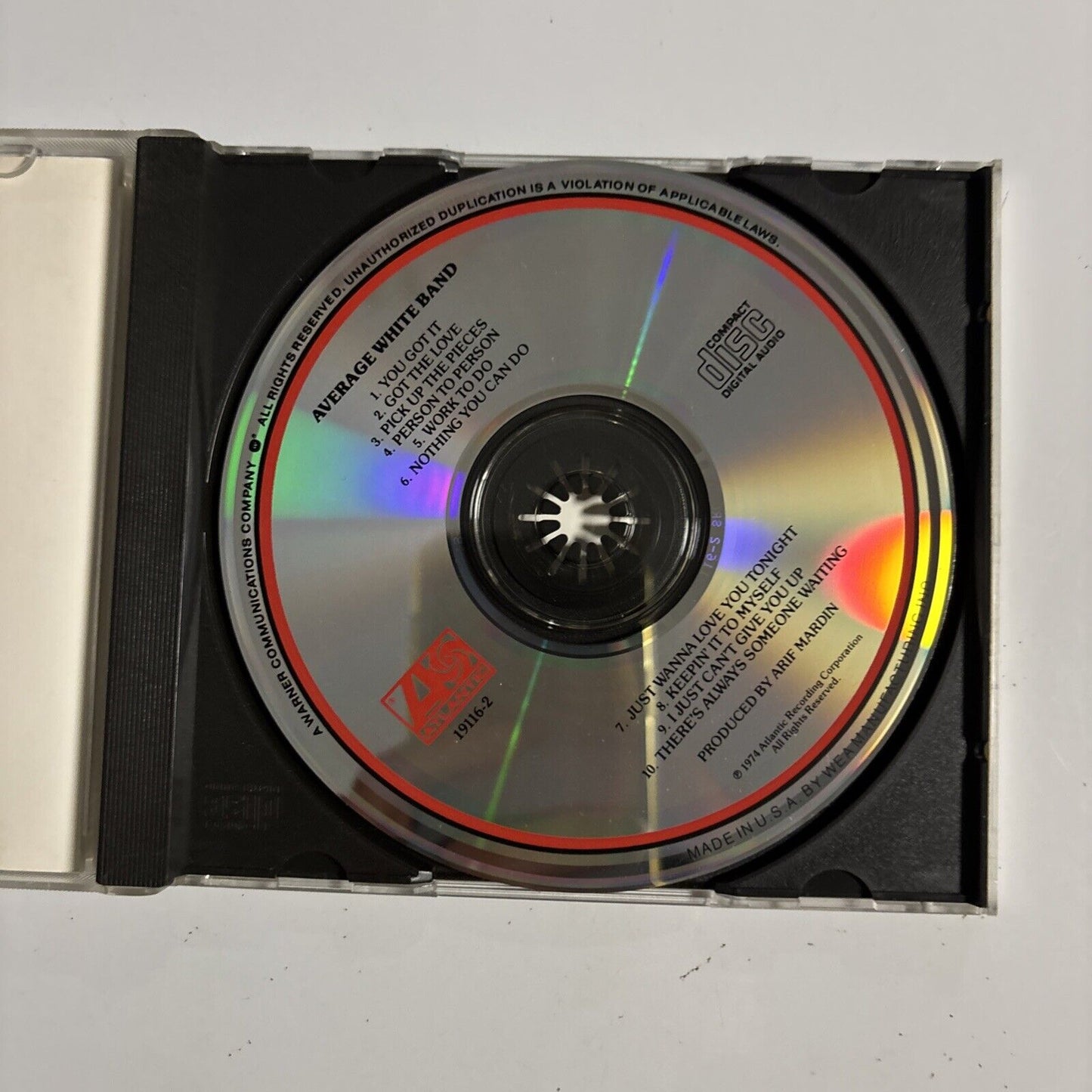 Average White Band – AWB (CD, 1974) 19116-2