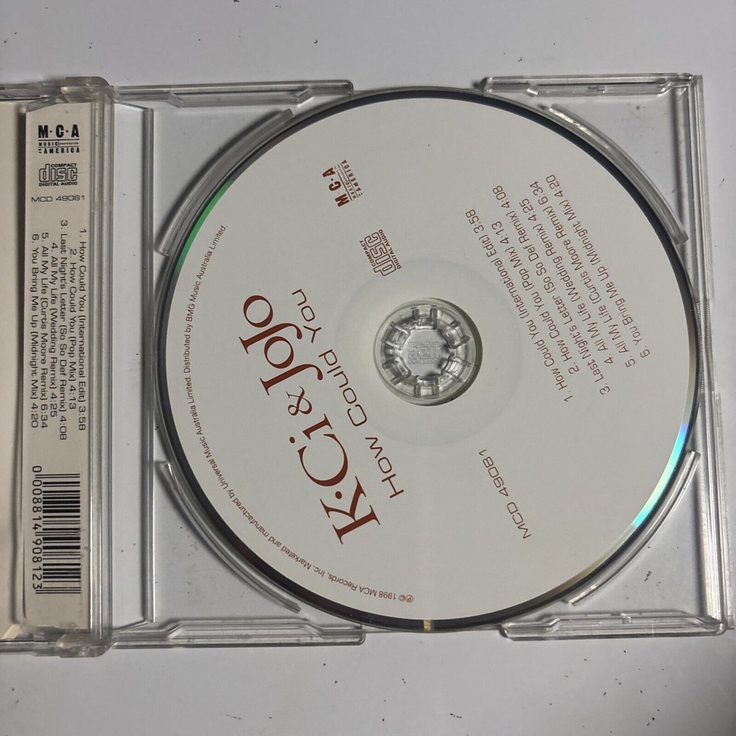 K-Ci & JoJo – How Could You (CD, 1998) MCD 49081