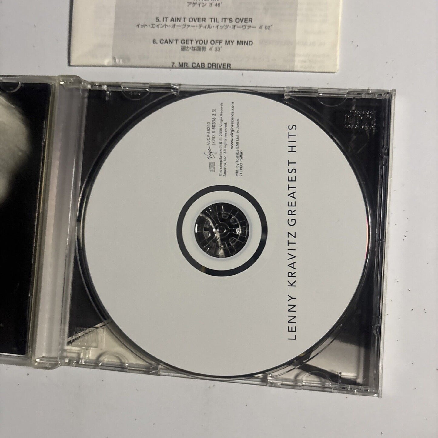 Lenny Kravitz – Greatest Hits (CD, 2000) vjcp-68240 Japan