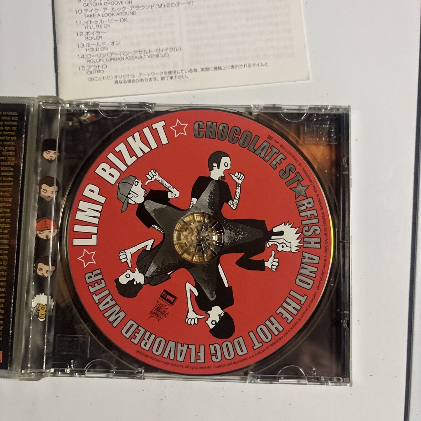 Limp Bizkit – Chocolate Starfish And The Hot Dog Flavored Water (CD, 2000) Japan