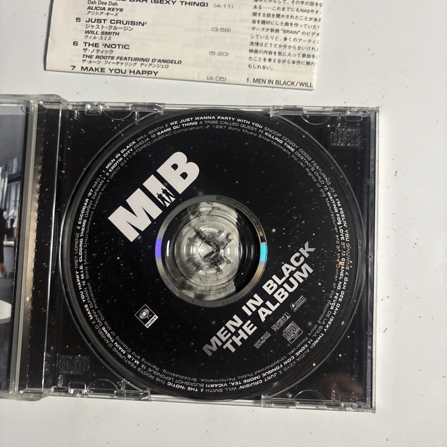 Men In Black - The Album (CD, 1997) SRCS-8411 Japan