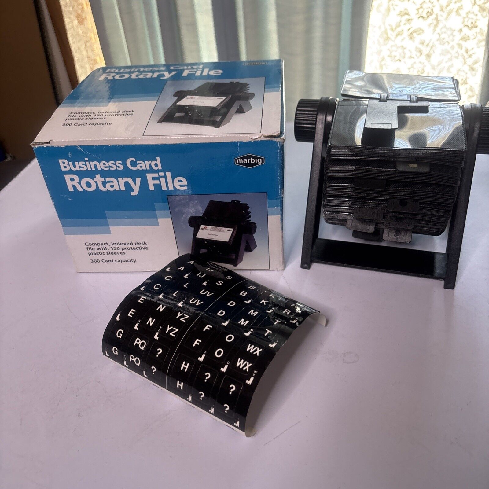 Marbig Business Card Rotary File 300 Card Capacity *Never Used* 87038 ...