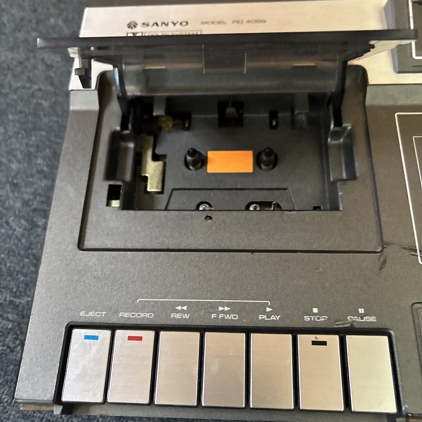 Sanyo Tape Cassette Recorder Player RD-4055AS Dolby System