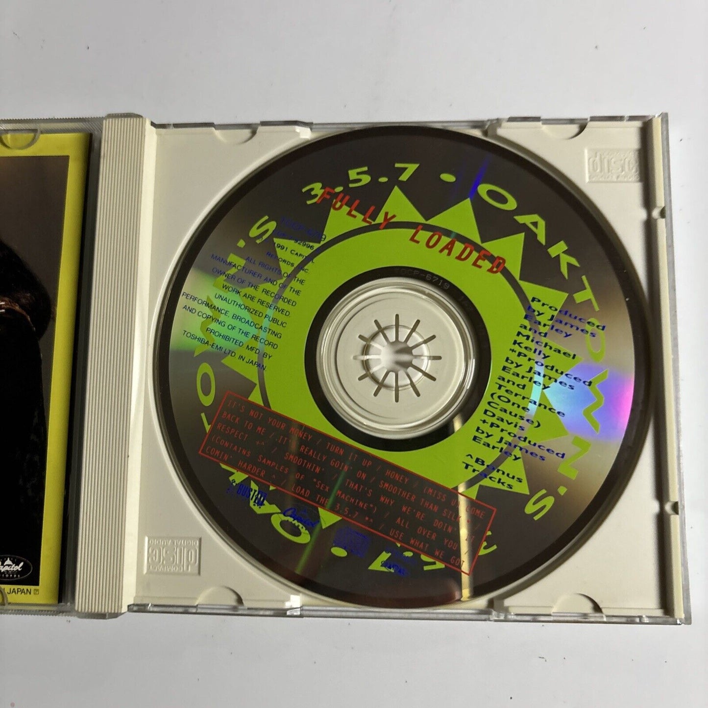 Oaktown's 3-5-7 – Fully Loaded (CD, 1991) tocp-6719 Japan
