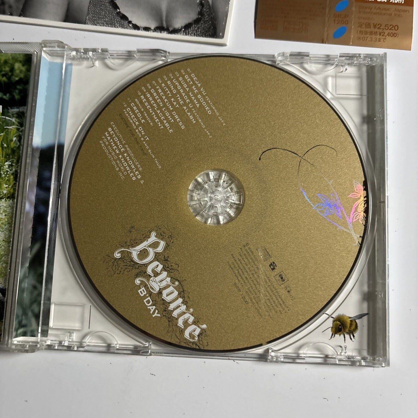 Beyoncé – B'Day (CD, 2006) sicp-1200 Japan obi