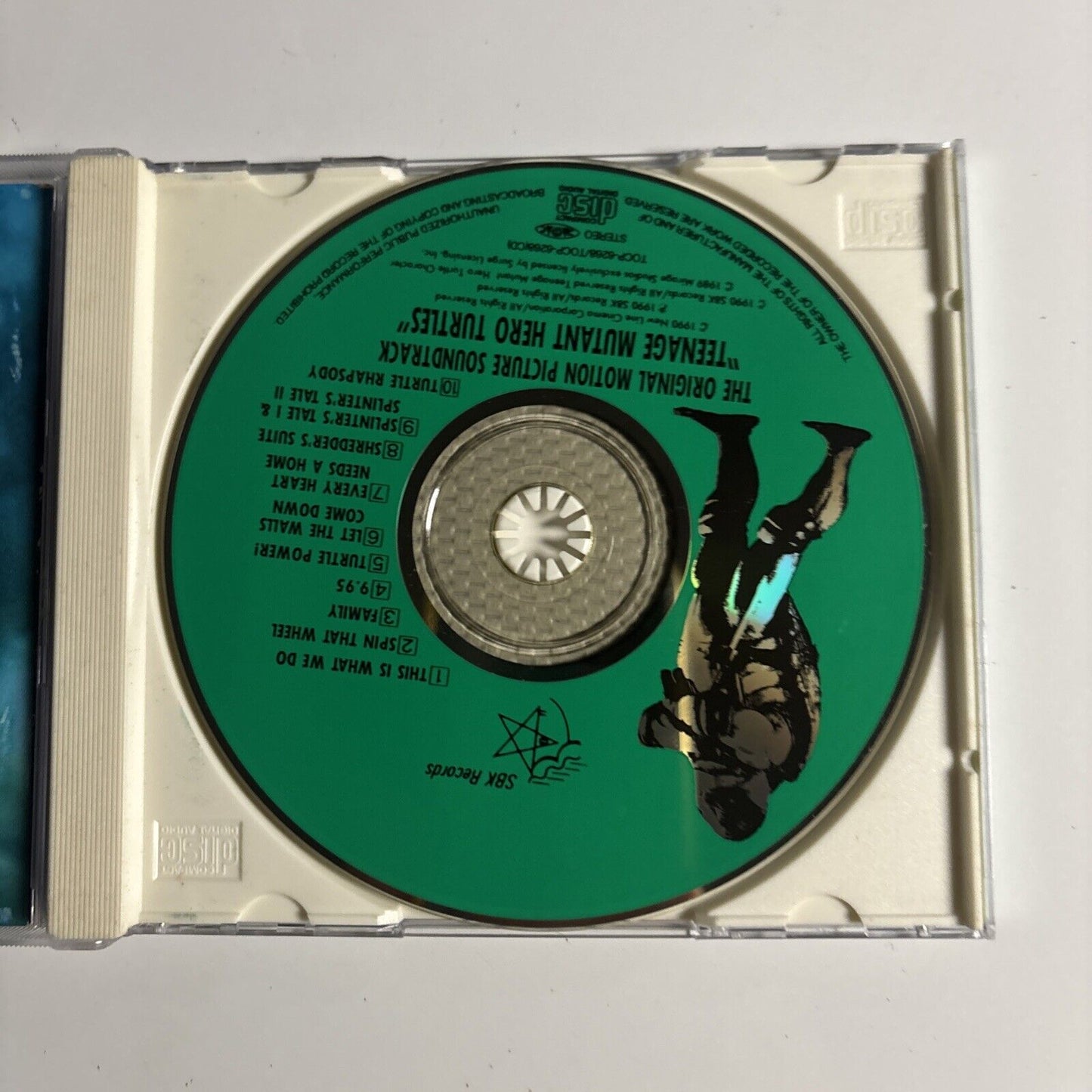 Teenage Mutant Hero Turtles Motion Picture Soundtrack (CD 1991) tocp-6268 Japan