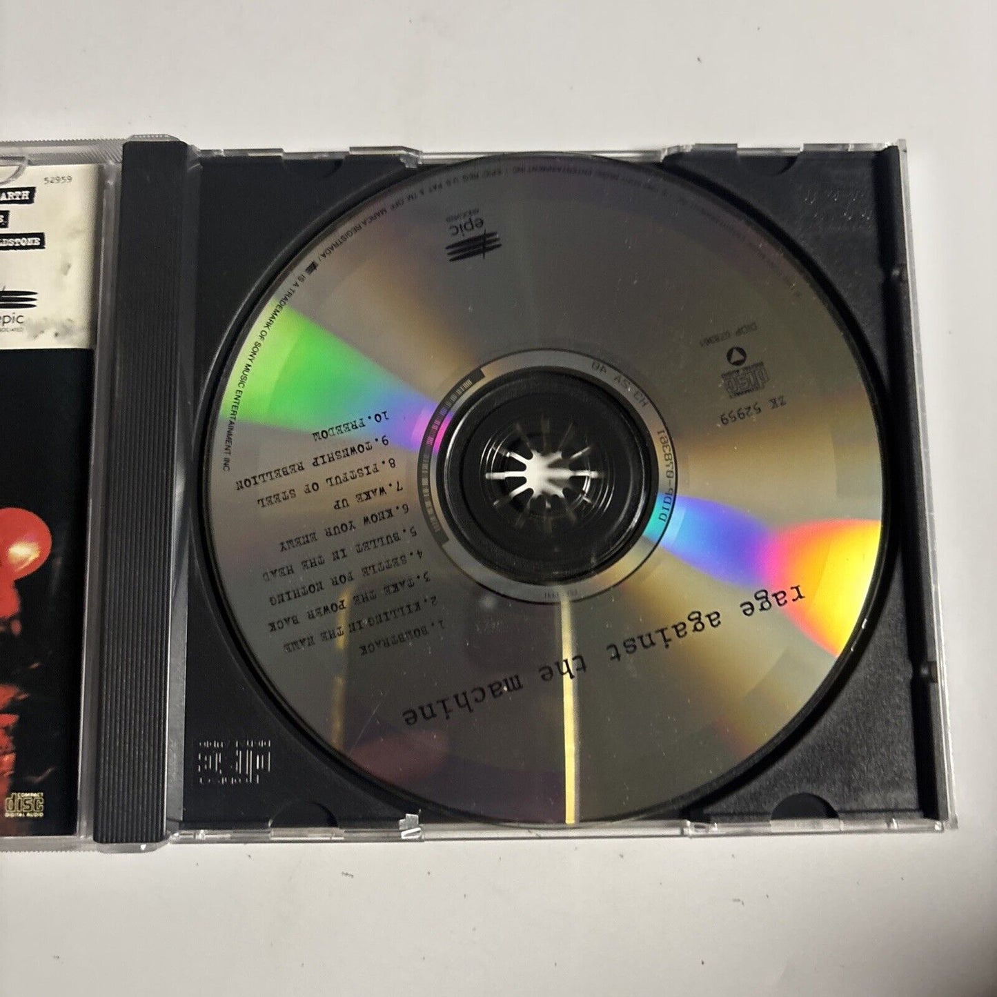 Rage Against The Machine – Rage Against The Machine (CD, 1992) ZK 52959
