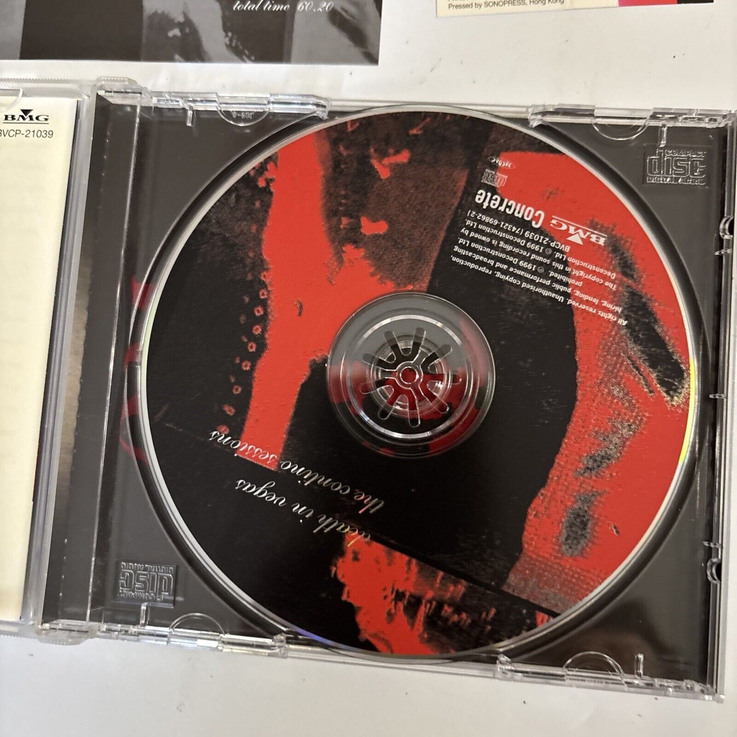 Death In Vegas – The Contino Sessions (CD, 1999) bvcp-21039 Japan obi