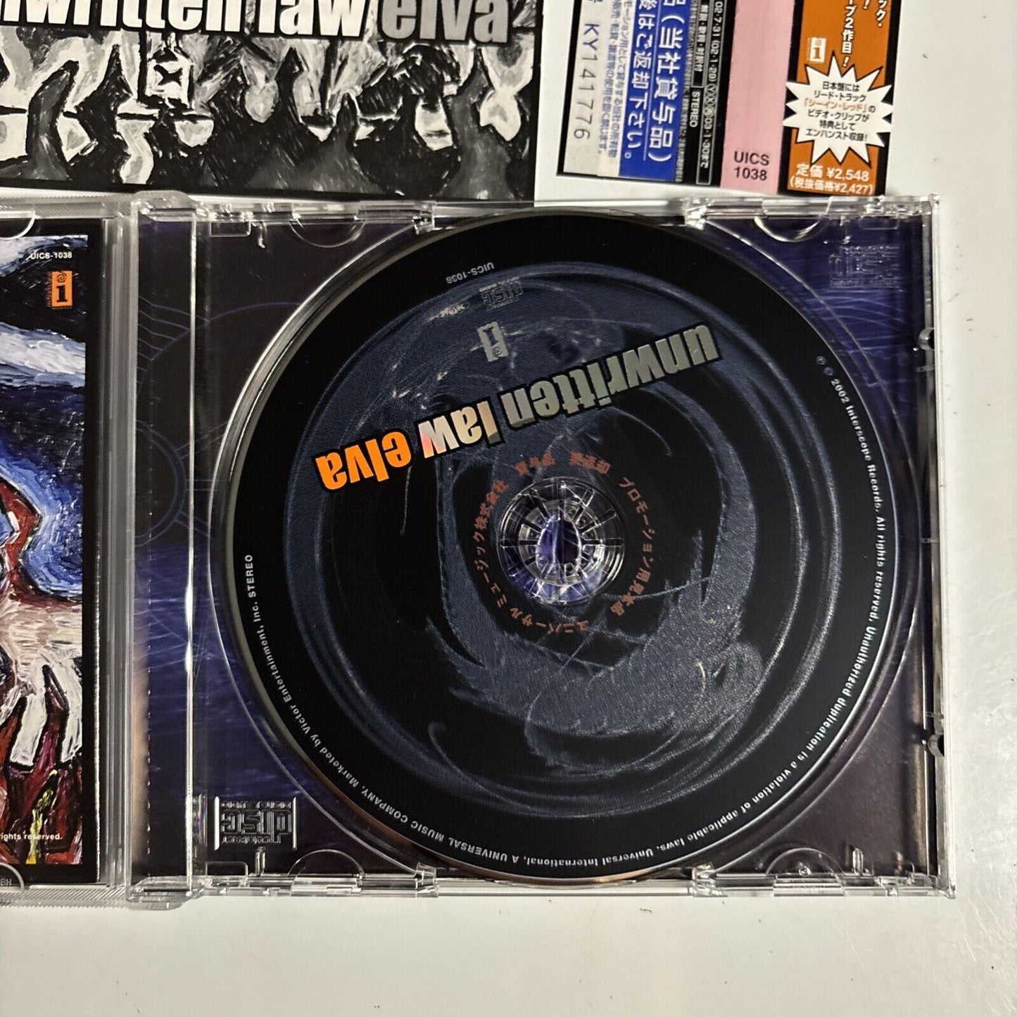 Unwritten Law – Elva (CD, 2002) uics-1038 Japan obi, promo