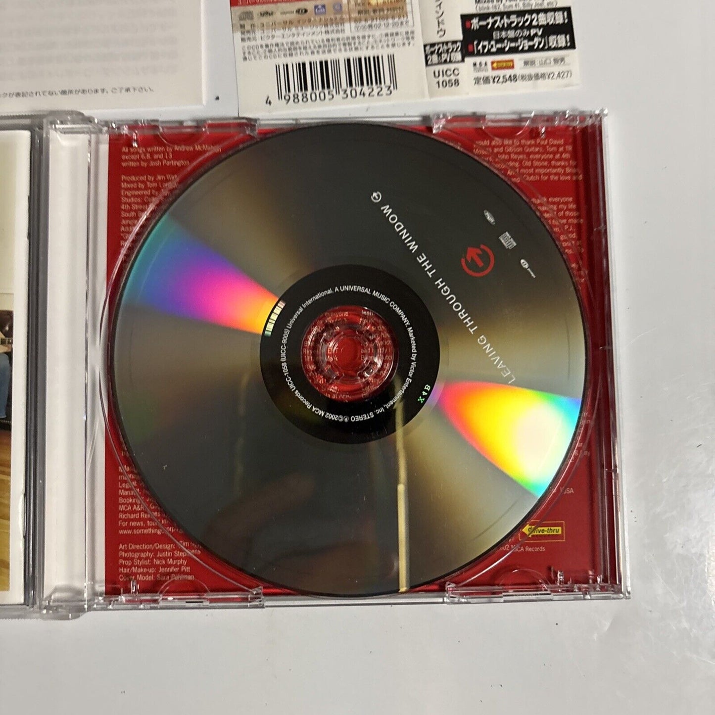 Something Corporate – Leaving Through The Window (CD, 2002) uicc-1058 Japan obi