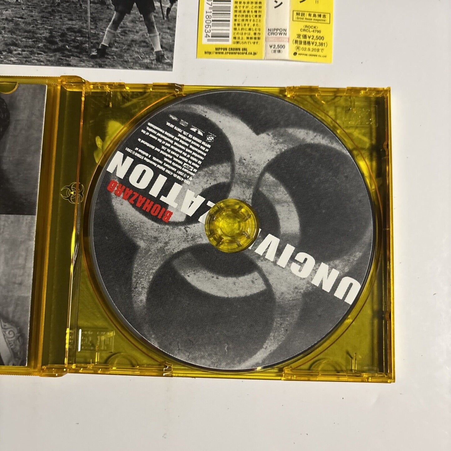 Biohazard – Uncivilization (CD, 2001) crcl-4790 Japan obi