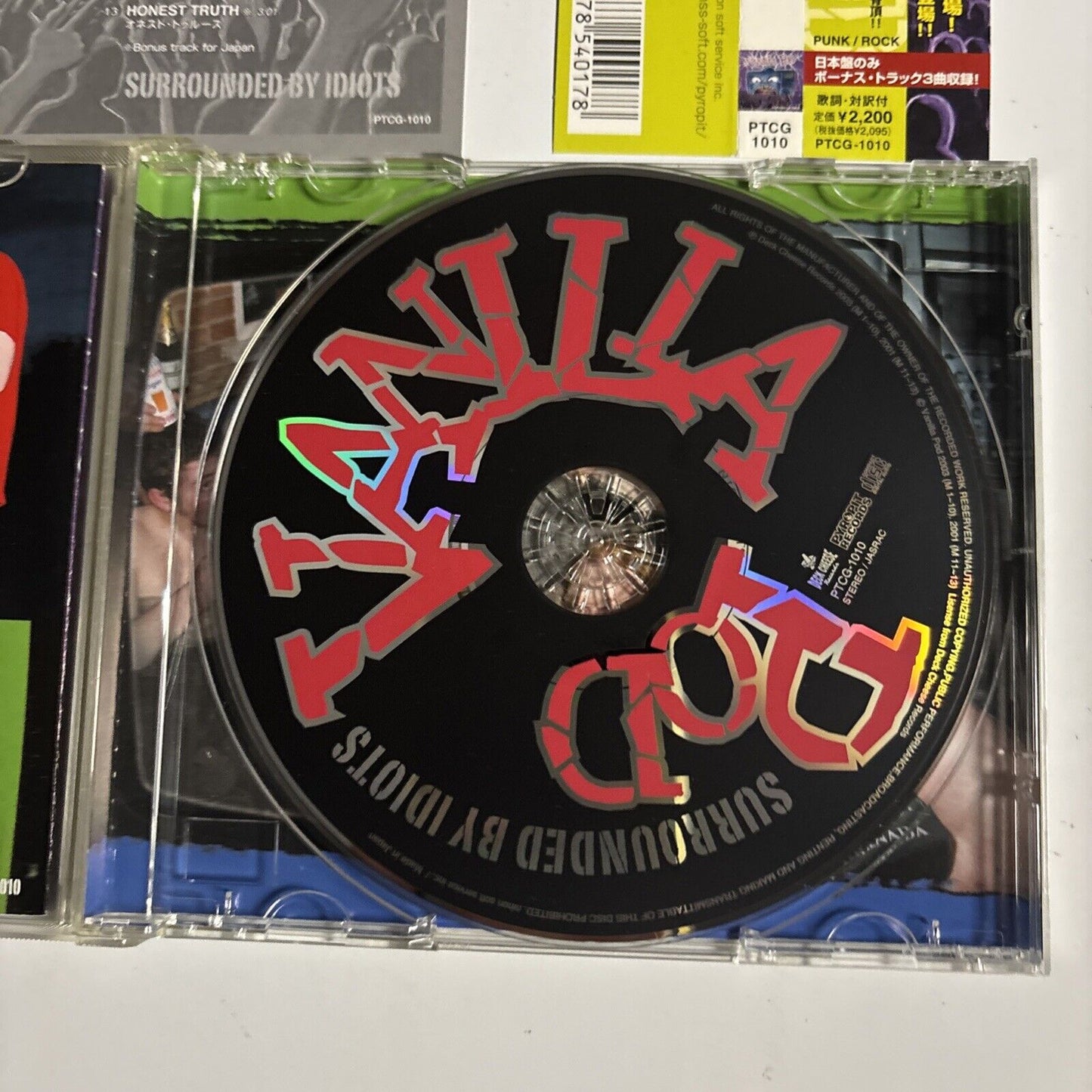 Vanilla Pod – Surrounded By Idiots (CD, 2004) ptcg-1010 Japan Bonus Track, obi