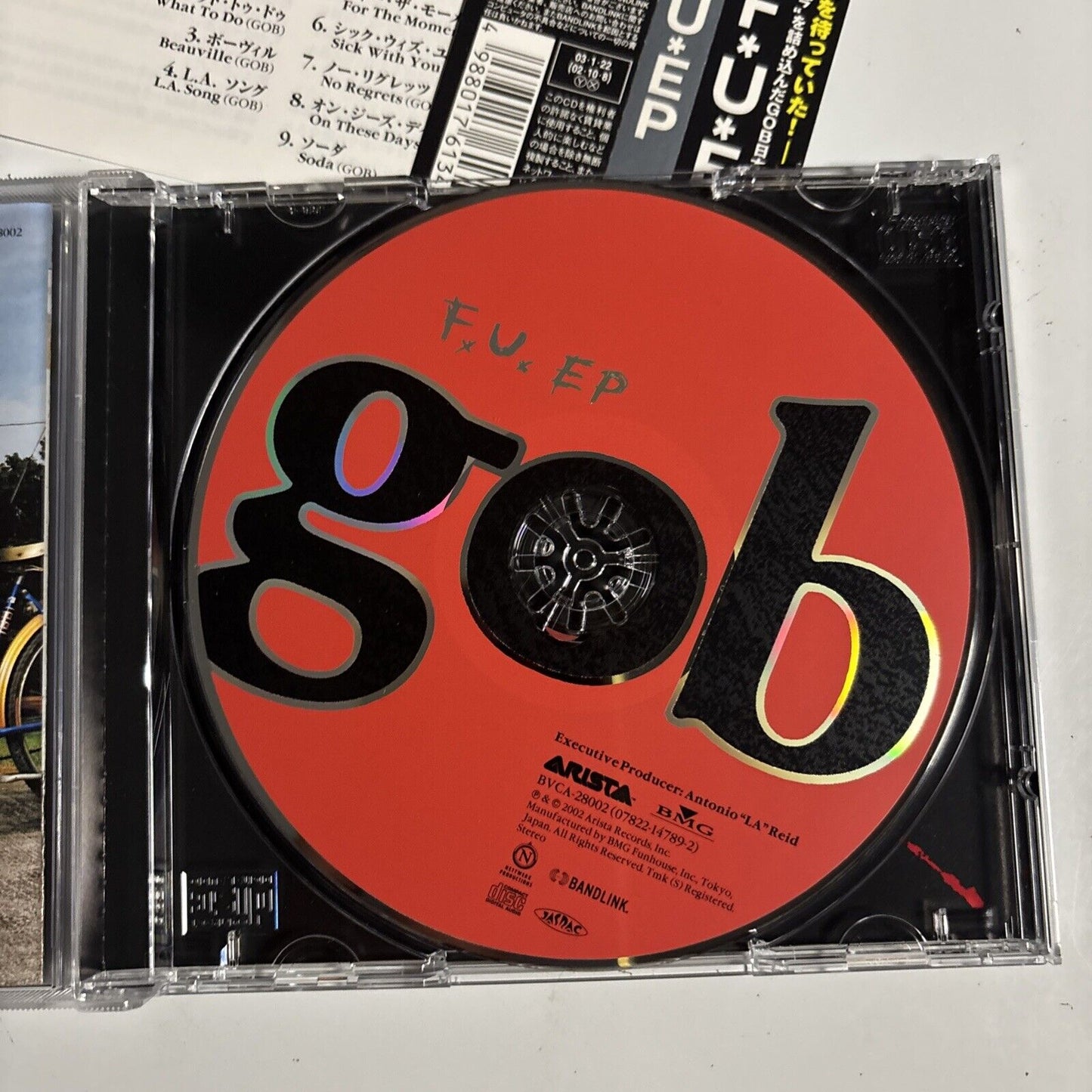 Gob – FU EP (CD, 2003) bvca-28002 Japan obi