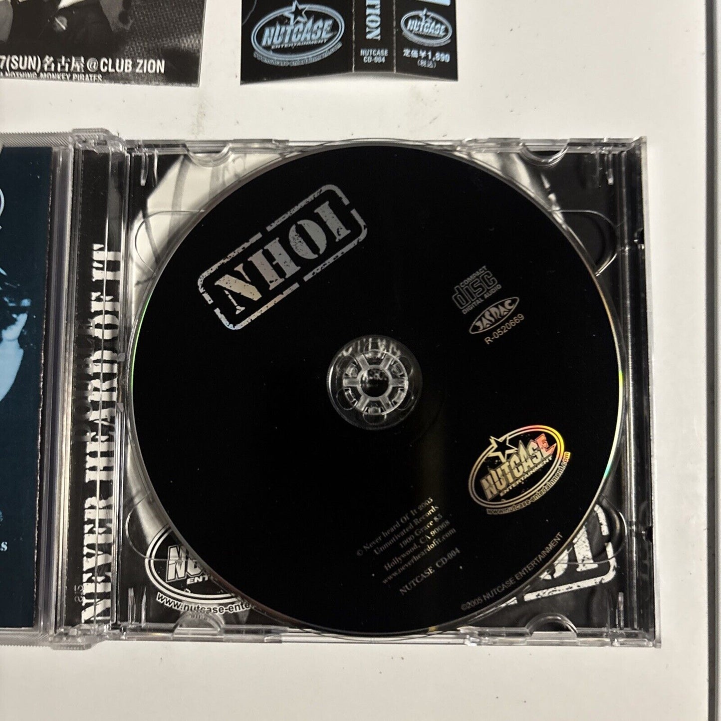 Never Heard Of It – Limited Edition (CD + DVD, 2005) nutcase-cd-004 Japan obi