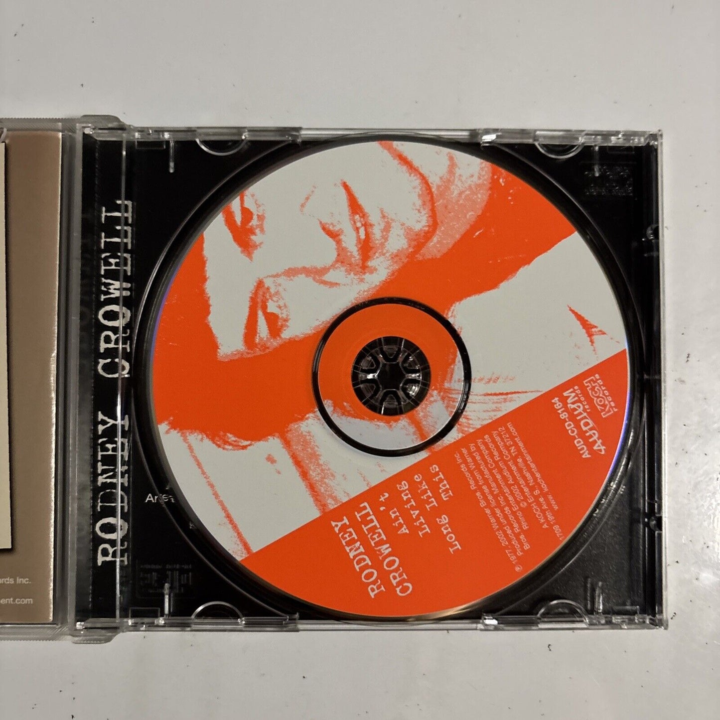 Rodney Crowell – Ain't Living Long Like This (CD, 2002) AUD-CD-8164