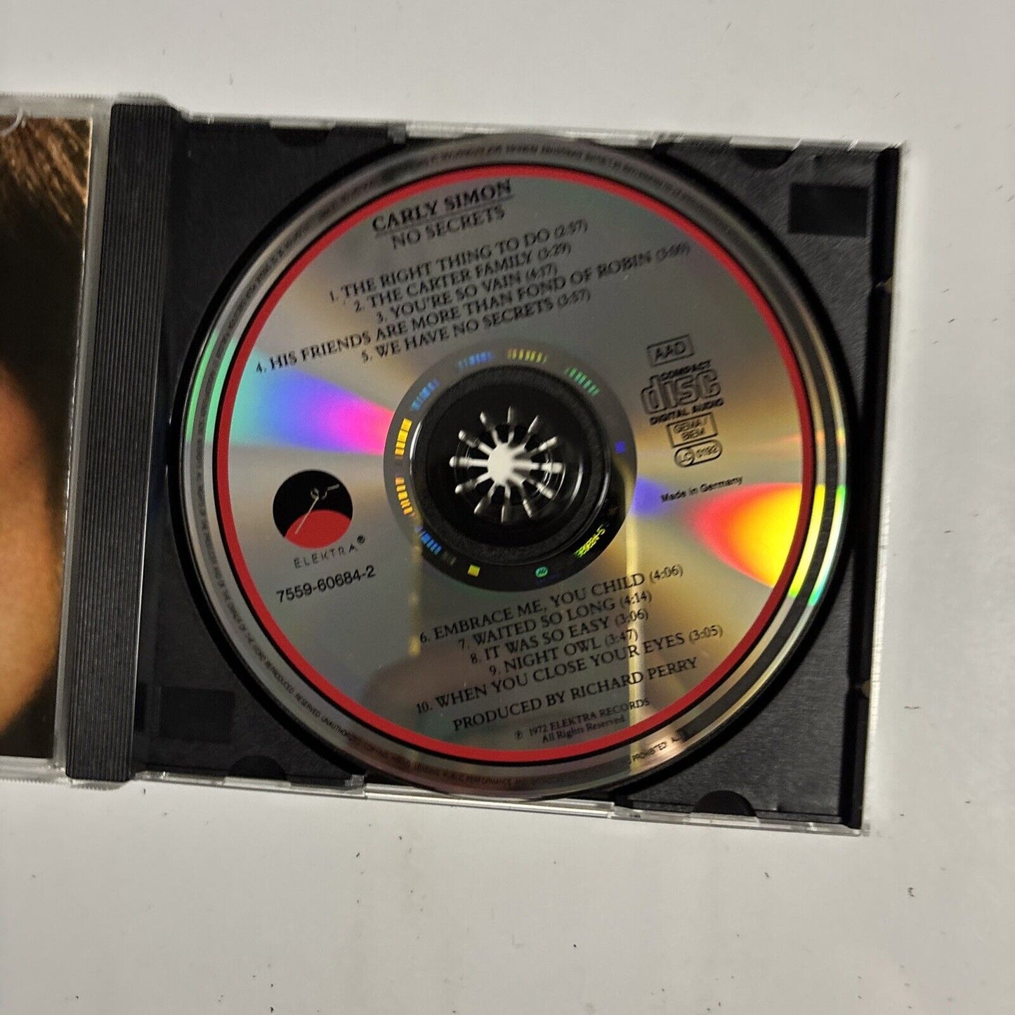 Carly Simon – No Secrets (CD, 1987)
