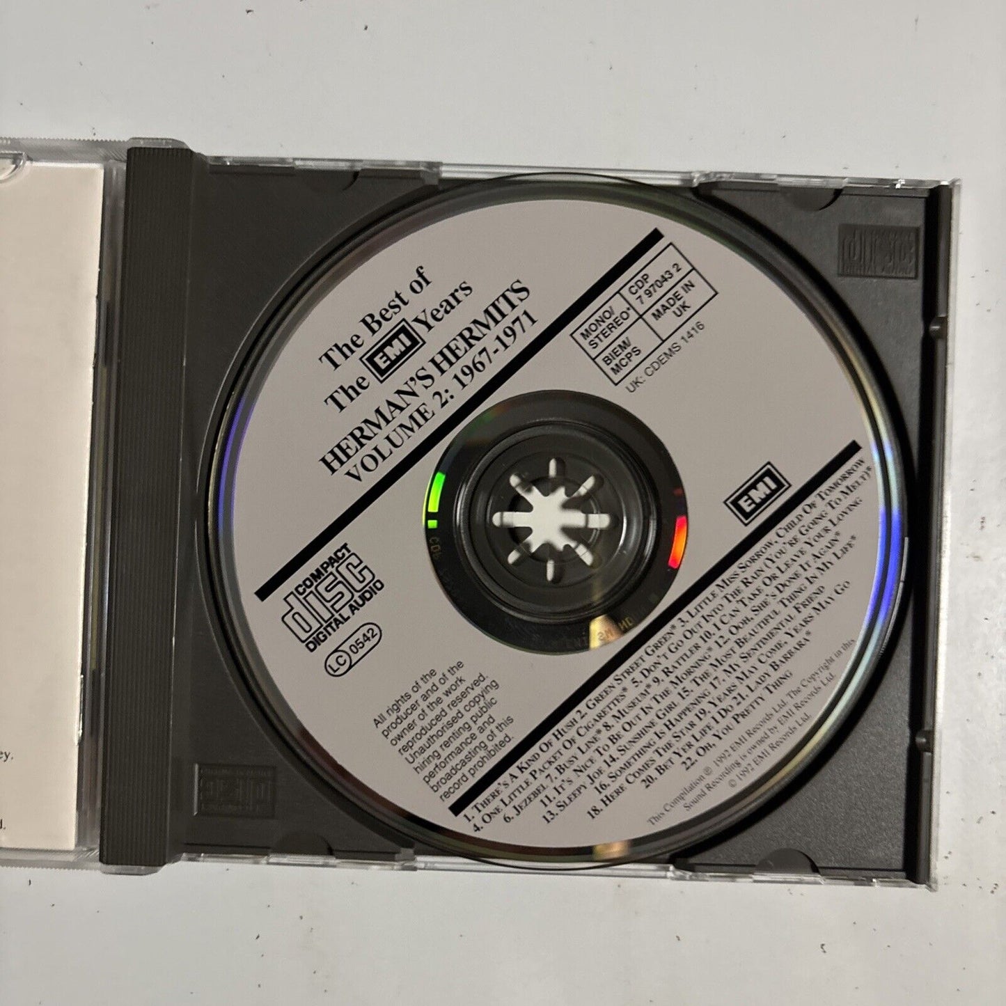 Herman's Hermits – The Best Of The EMI Years (Volume 2 1967 - 1971) (CD, 2002)