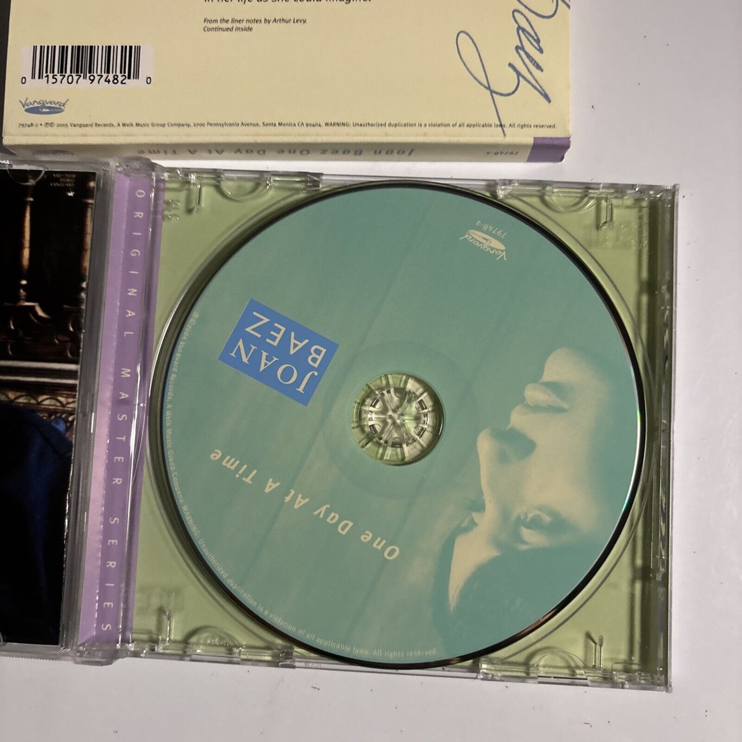 Joan Baez – One Day At A Time (CD, 2005) 79748-2