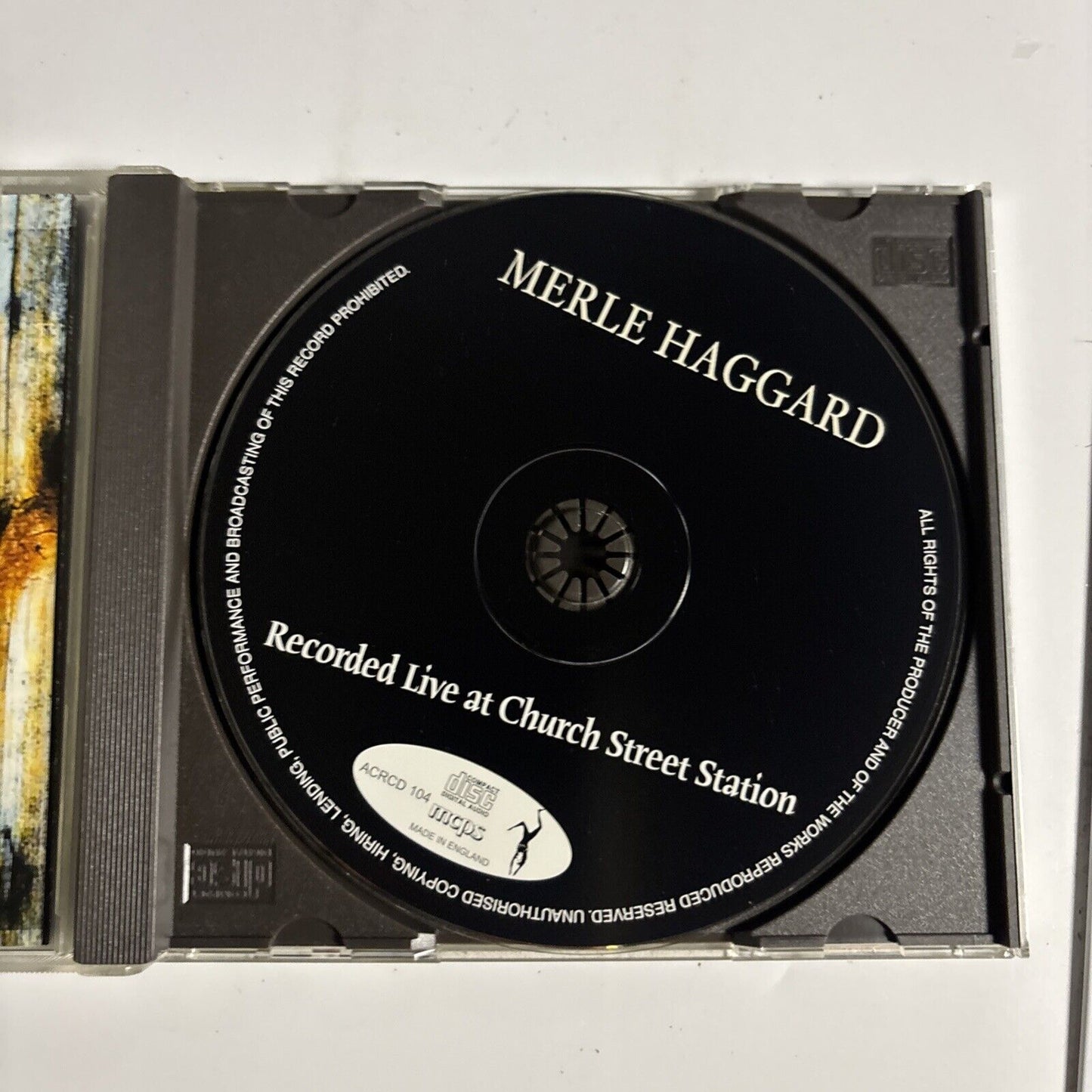 Merle Haggard – Live! (CD, 2003) acrcd-104
